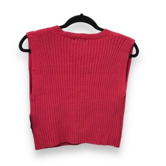 Art Class Girls Sleeveless V Neck Button Down Cardigan Sweater Vest, size XL - Picture 2 of 7